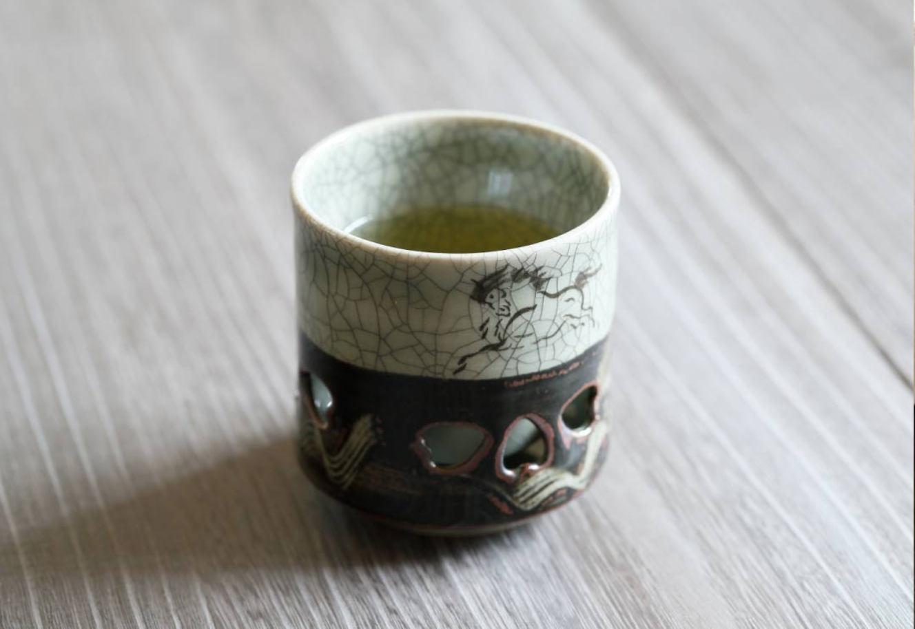 大堀相馬焼 白峰作 走り駒絵図 木製大看板 176㎝ 激レア